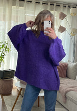 Charger l&#39;image dans la galerie, Pull oversize Lia violet
