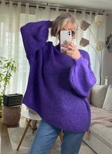 Charger l&#39;image dans la galerie, Pull oversize Lia violet
