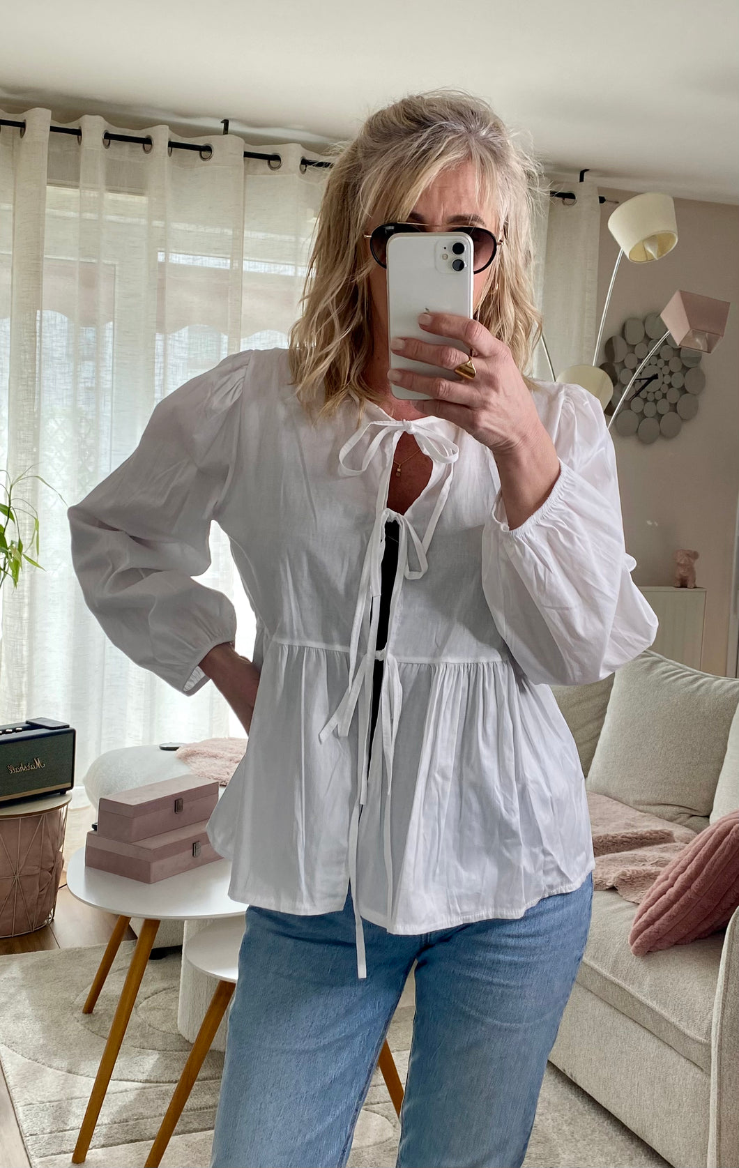 Blouse Maddy blanche